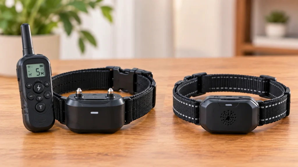 E-Collar vs Bark Collar