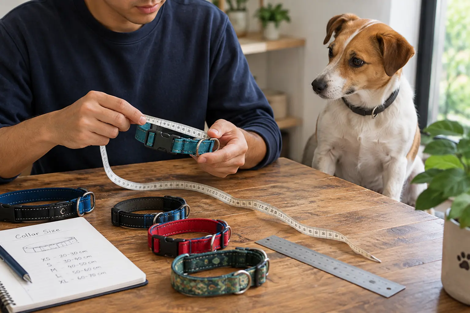how to measure dog collar