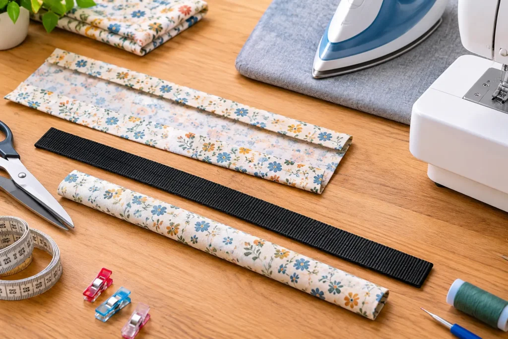 Cutting and Pressing the Fabric Casing