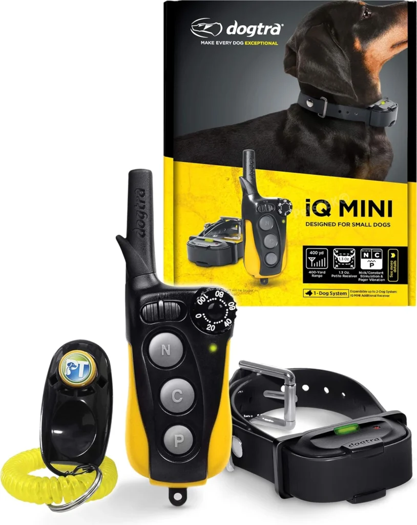 Dogtra iQ Mini e-collar for small dogs